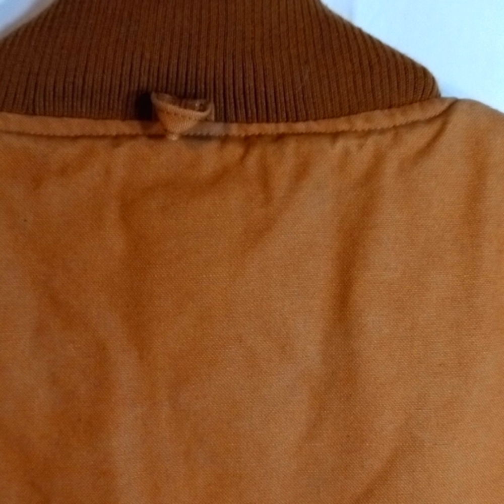 Big Smith Beautiful Men's Brown Orange Rugged Work/Hunting Vest Oversized 2xl - Picture 8 of 13